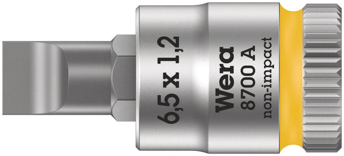 Wera 8700 Slotted Screws Bit Socket 1/4