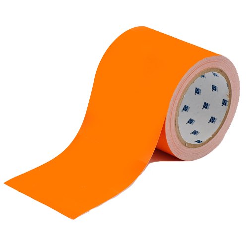 Brady Toughstripe Orange Floor Marking Tape, L30m x W76mm, Polyester