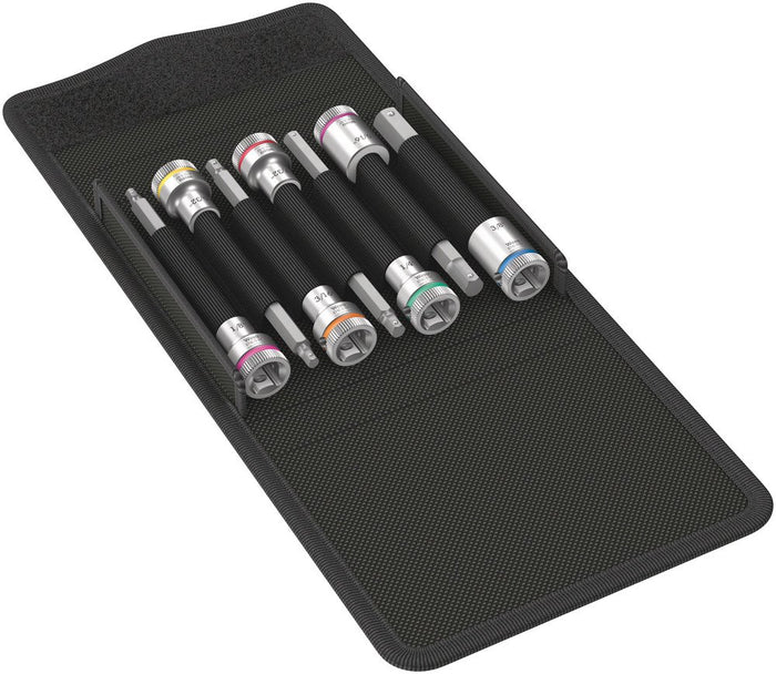 Wera 8740 Imperial Hex-Plus Bit Socket Set HF 3/8