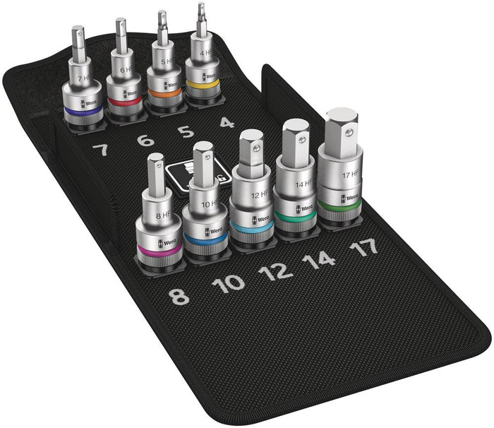 Wera 8740 Bit Socket Set With 1/2