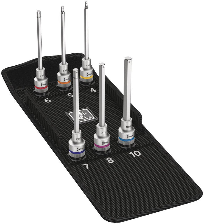 Wera 8740 Bit Socket Set With 1/2