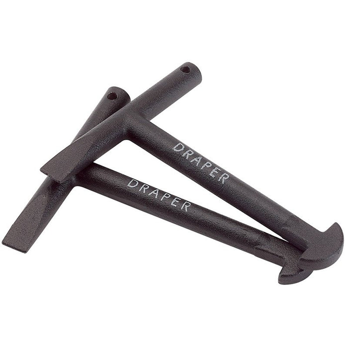 Draper Tools 2 x 130mm Manhole Keys