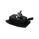 Bernstein SPANNFIX Base, 150 x 105 mm, 40 mm Support Plate Diameter - ESD Black