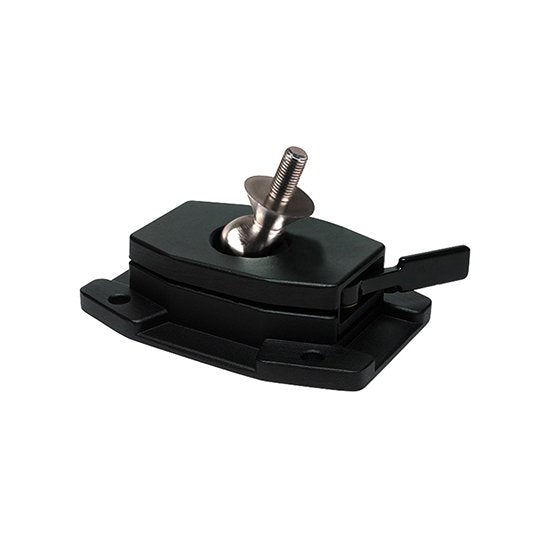 Bernstein SPANNFIX Base, 150 x 105 mm, 40 mm Support Plate Diameter - ESD Black