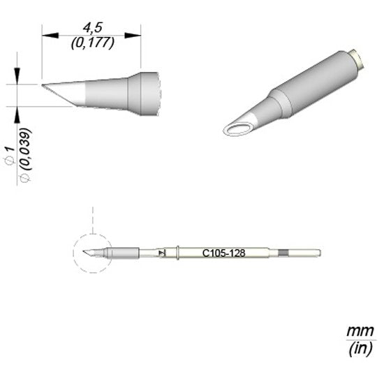 JBC Cartridge Spoon Ã˜ 1