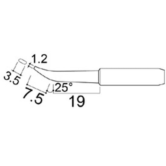 Hakko Medium Tip Shape H