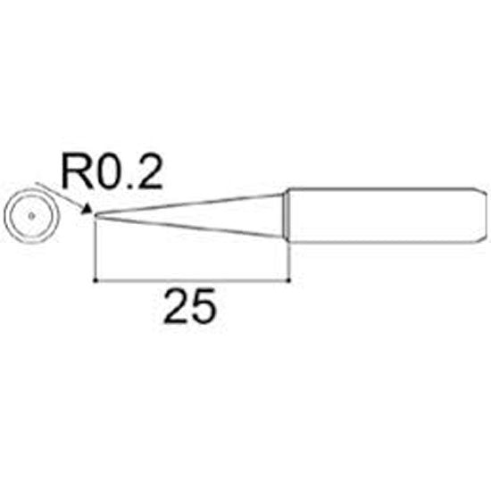Hakko Medium Tip Shape LB