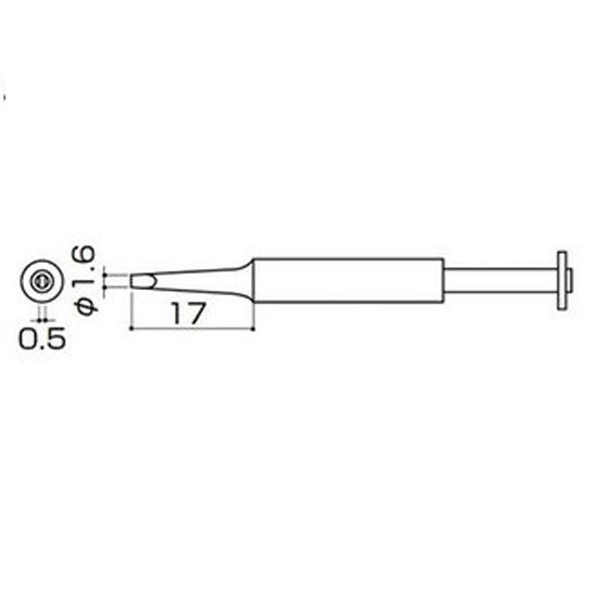 Hakko Small Tip Shape 1.6D