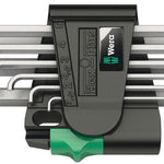 Wera 950/9 Hex-Plus L-Key Set Metric Chrome-Plated 9 Pce 073594
