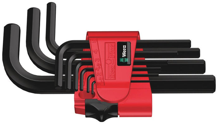Wera 950/9 Hex-Plus L-Key Set Metric 9 Pce 021737