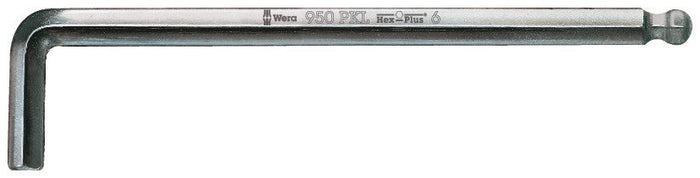 Wera 950 PKL Hex + Ball End L-Key Chrome-Plated - Metric