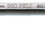 Wera 950 Long Arm Ball End Hex Key Chrome Plated - Metric