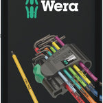 Wera 967/9 Multicolour Ball End Torx & Security Torx L-Key Set 9 Pce 073599
