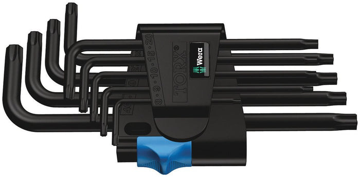 Wera 967/9 Torx L-Key Set With Holding Function 9 Pce 024244