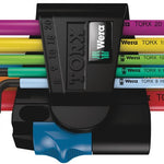 Wera 967/9 Torx Multicolour L-Key Set With Holding Function 9 Pce 024179
