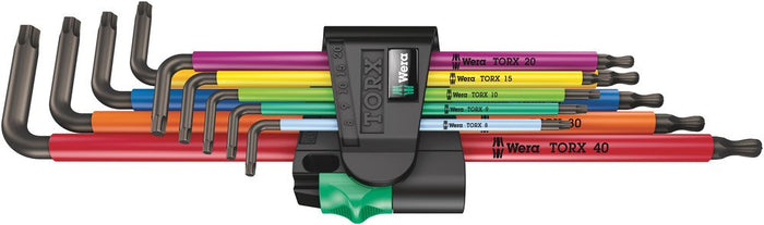 Wera 967/9 Torx Multicolour L-Key Set Long 9 Pce 024480