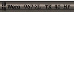 Wera 967 Torx® Long L-Keys With Holding Function - Blacklaser