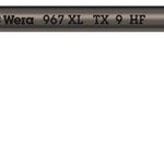 Wera 967 Torx® Long L-Keys With Holding Function - Blacklaser