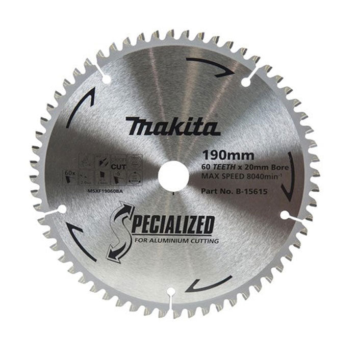 Makita TCT Saw Blade 190mm X 20 X 60T