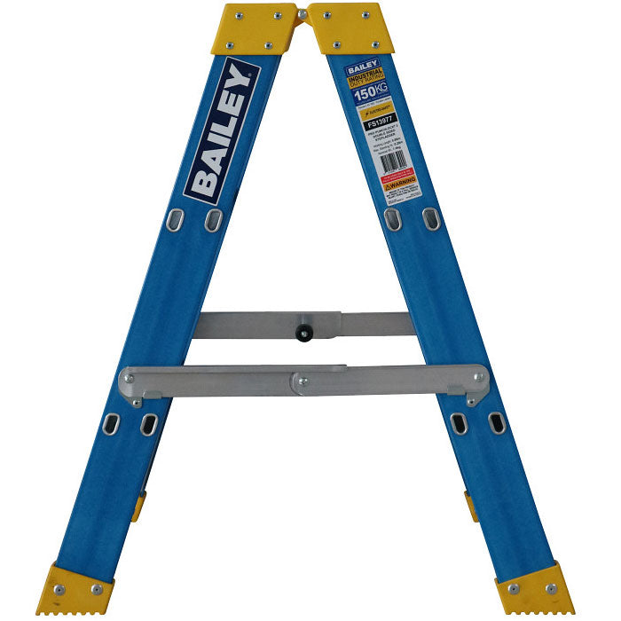 Bailey 3 Step Pro Fibreglass Double Sided Stepladder 0.9m