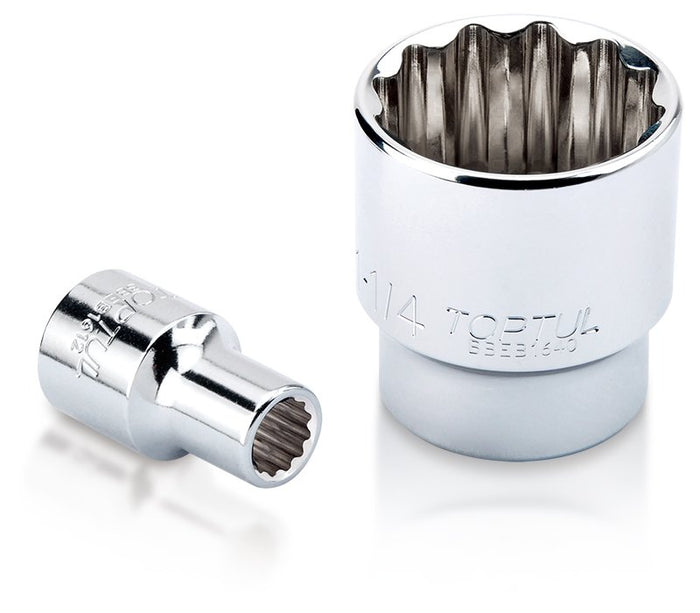 Toptul 12 Point CR-V Socket 1/4
