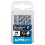 Sutton D134 Silver Bullet Double Ended Panel Drills, 10 Pack