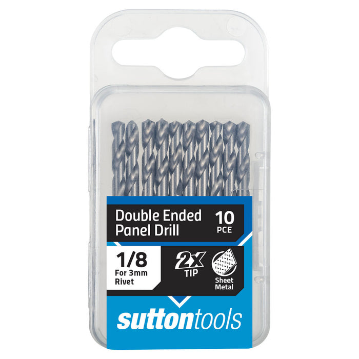 Sutton D134 Silver Bullet Double Ended Panel Drills, 10 Pack