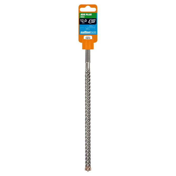 Sutton Drill Masonry D634 SDS Plus 4 Cut 260mm