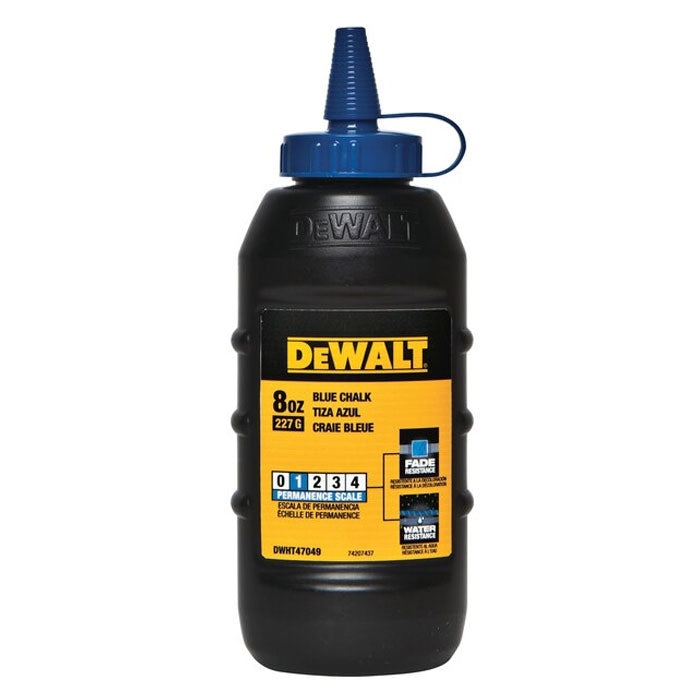 Dewalt Chalk Refill Blue 225g/8oz DWHT47049L