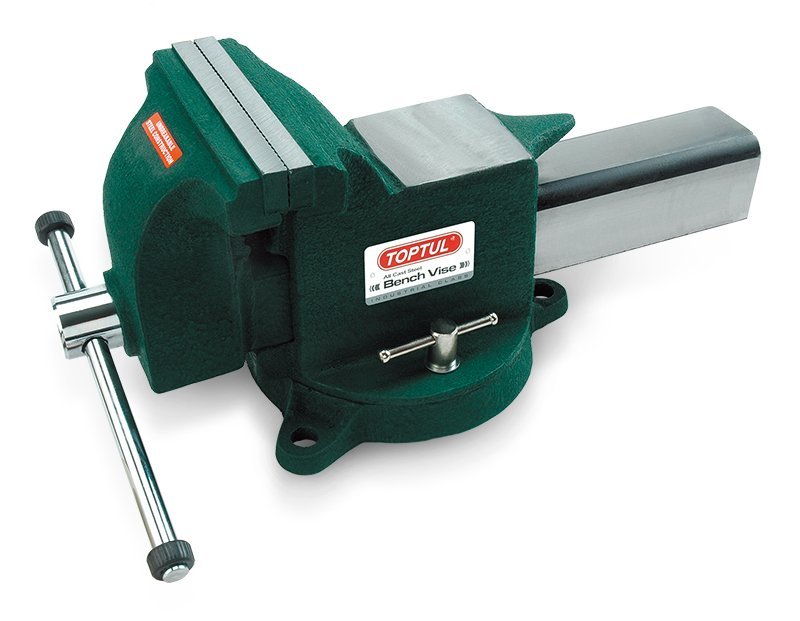 Toptul 8" All Cast Steel Bench Vise For Sale Online Mektronics