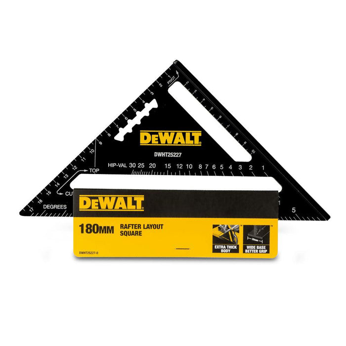 Dewalt Rafter Square Aluminium Metric 180mm