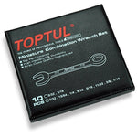 Toptul 10 Pce Miniature Combination Spanner Set SAE
