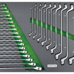 Toptul 28 Pce Combination & Double Ring Spanner Set (Modular Insert Tray System)