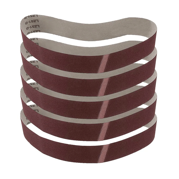 Multitool Sanding Belt Alum. Oxide 5Pk Assort. Grit 915 x 50mm To Suit PO362