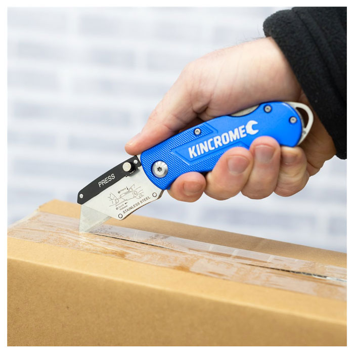 Kincrome K060045 Folding Utility Knife Quick Release