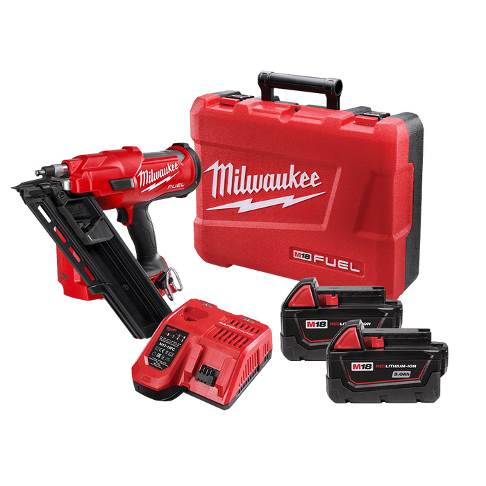 Milwaukee  M18 FUELâ„¢ 30Â° - 34Â°  Framing Nailer Kit