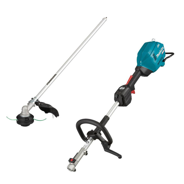 Makita 40V Max Brushless Multifunction Powerhead with Line Trimmer Attachment - Tool Only