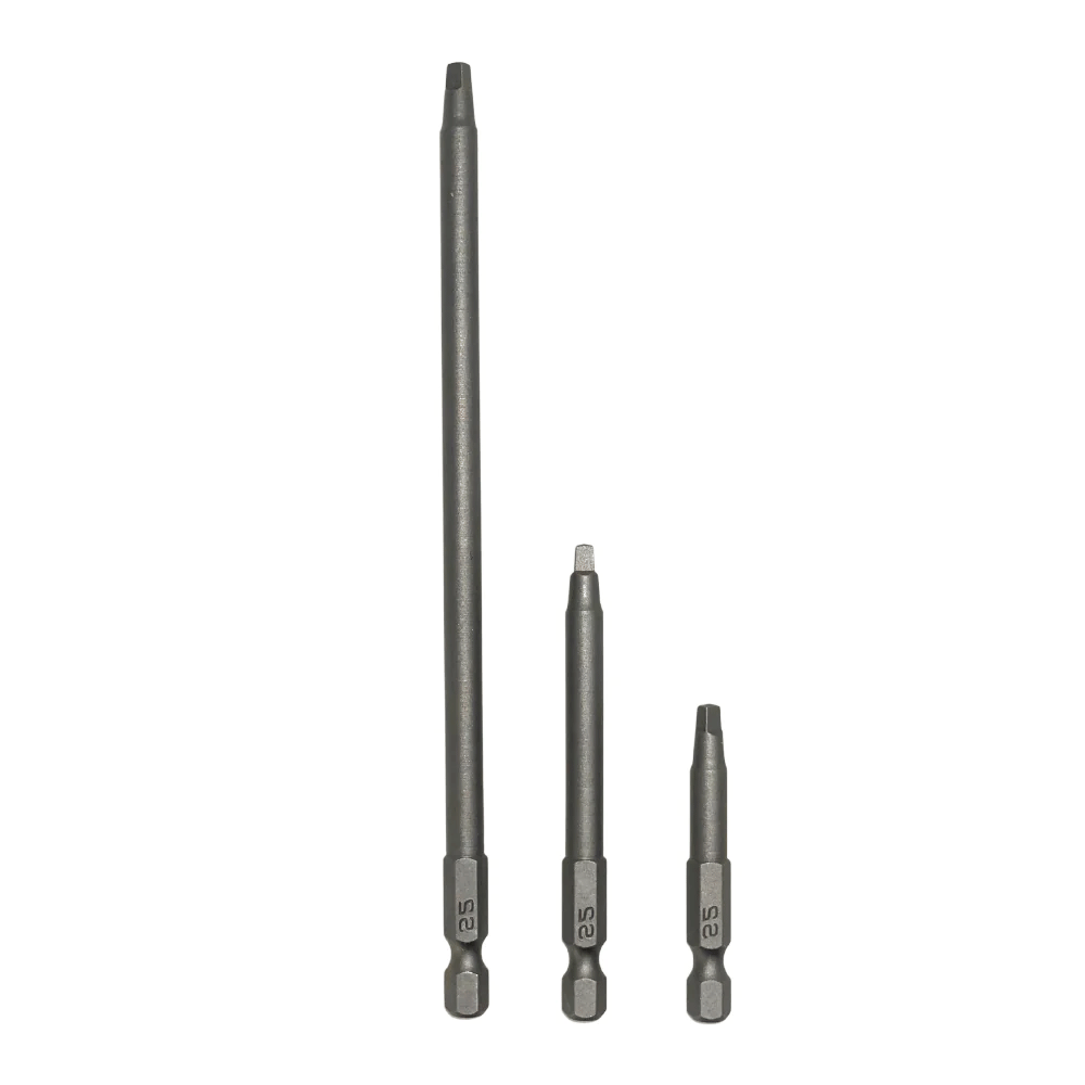Massca No. 2 Square Driver Bit Set, 3 Sizes For Sale Online Mektronics