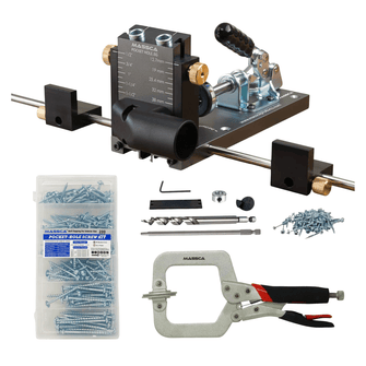 Massca M2 PRO Aluminium Pocket Hole Jig System Bundle