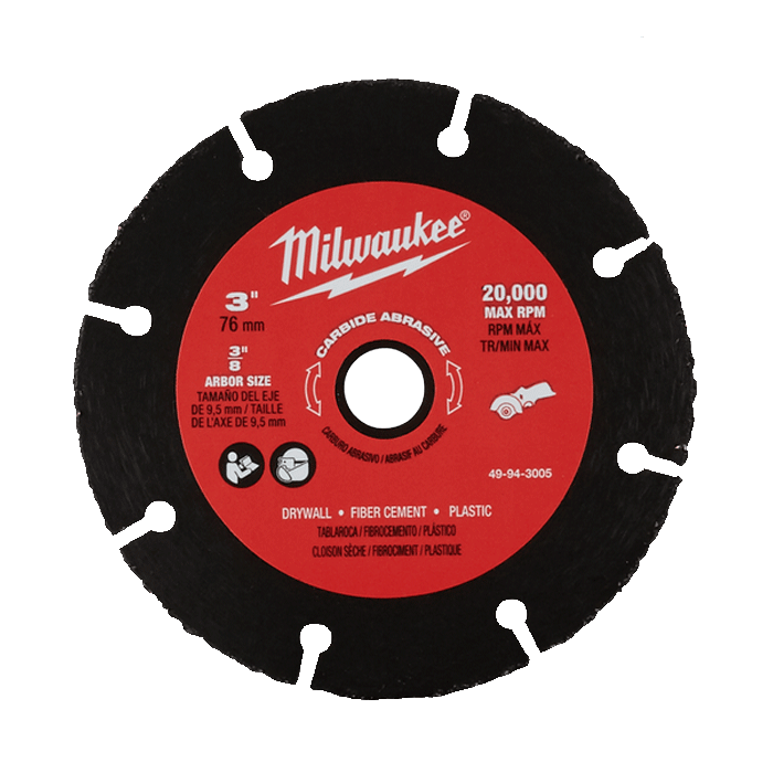 Milwaukee Carbide Abrasive Wheel