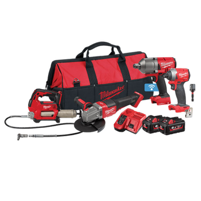 Milwaukee M18 FUEL 4 Piece Power Pack 4K2 For Sale Online Mektronics