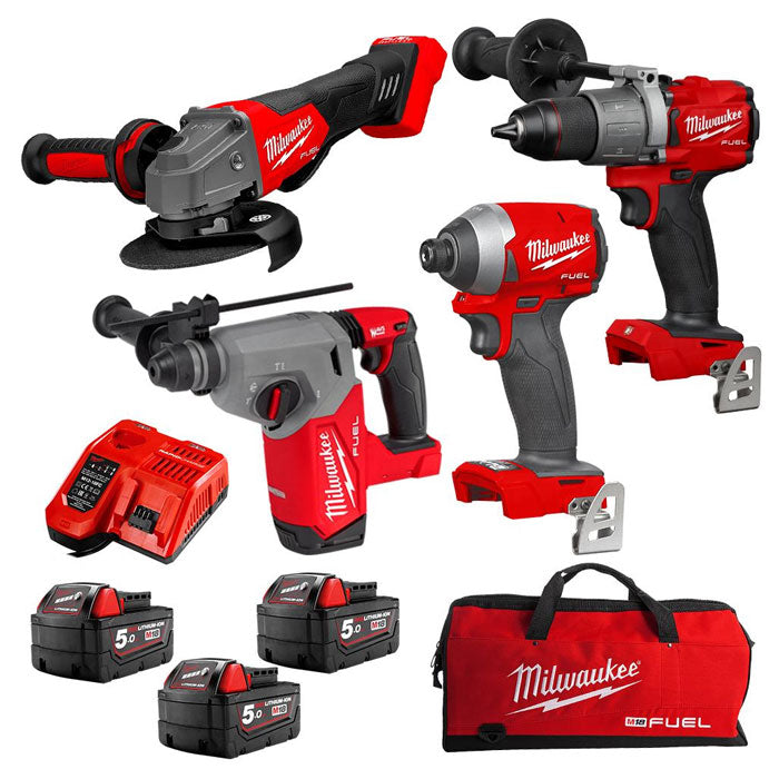Milwaukee M18 FUEL™ 4 Piece Power Pack 4L2