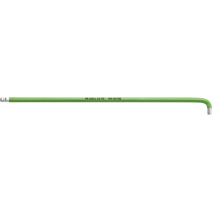 PB Swiss Rainbow 90°–100° Hex Ball End Key L-Wrenches Key (Various Sizes)