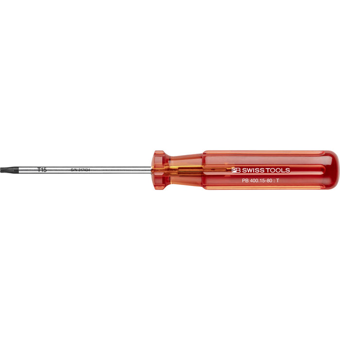 PB Swiss 400 Torx Classic Screwdrivers (Various Sizes)