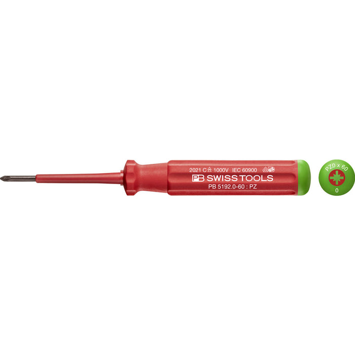 PB Swiss 5192 VDE Pozidriv Screwdrivers