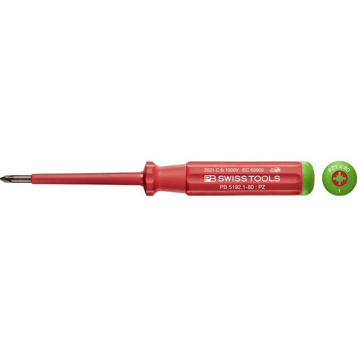 PB Swiss 5192 VDE Pozidriv Screwdrivers