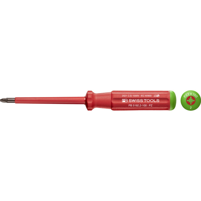 PB Swiss 5192 VDE Pozidriv Screwdrivers