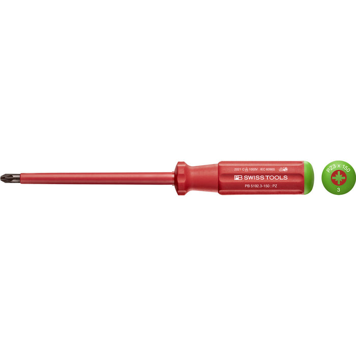 PB Swiss 5192 VDE Pozidriv Screwdrivers