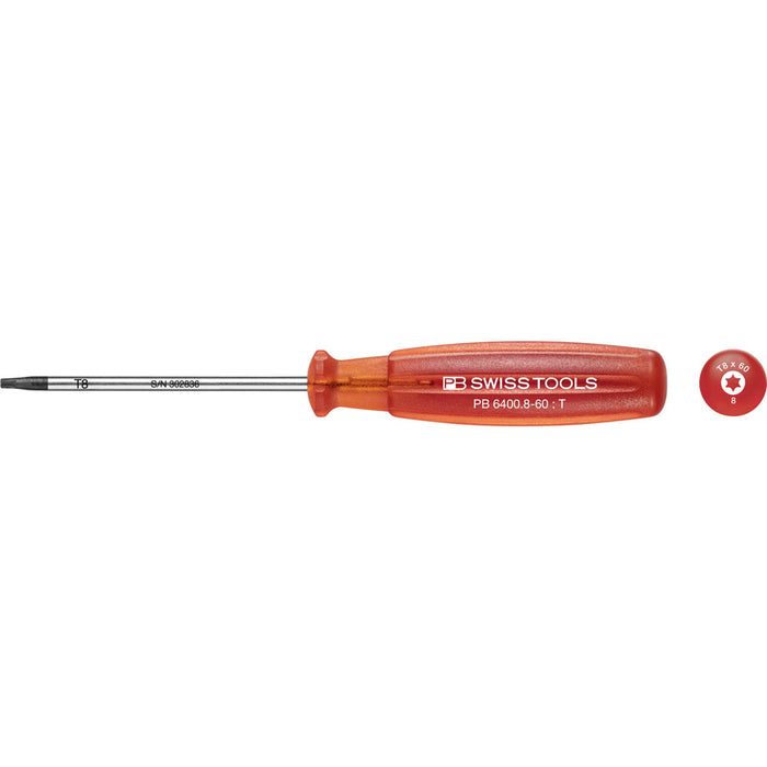 PB Swiss 6400 Torx Multicraft Screwdrivers (Various Sizes)