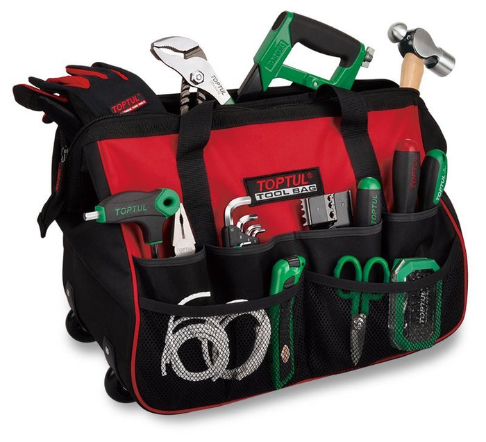 Toptul Tool Bag with Wheels and Telescoping Handle 530x270x320mm